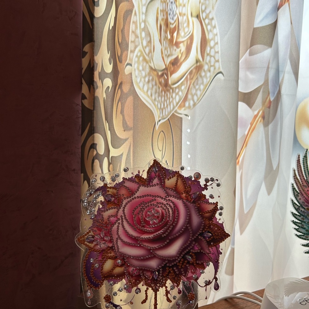 Pink and Purple Rose Decor In Full Bloom